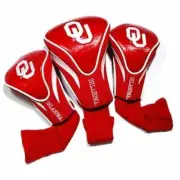 NCAA Oklahoma Sooners Golf Contour Head Covers, Set of 3