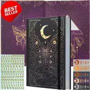 A5 Dotted Journal Notebook Butterfly Hardcover 256 Pages 140gsm Thick Paper for