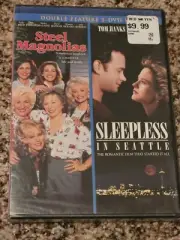 NEW SEALED Double Feature 2 DVD Set Steel Magnolias & Sleepless in Seattle