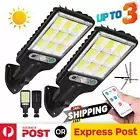 2X Solar Security Lights Outdoor LED PIR Motion Sensor Flood Garden Light AU