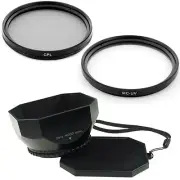 58mm Lens Hood,CPL,MCUV Filter Kit for Nikon AF-S DX 55-300mm f/4.5-5.6G ED VR