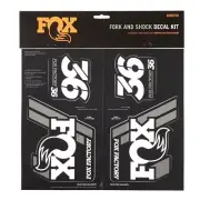 FOX MTB Fork Decal Kit Heritage Stickers (White - Genuine & Sealed)