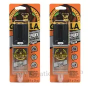 Gorilla Glue Epoxy Tube High Strength Dries Clear Multi Bond Steel Wood Ceramic