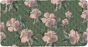 Watercolor Hand-Painted Flowers Toddler Bed Sheet Portable Washable Cot Sheet for Toddler Folding Bed for Kids Baby Travel 50'' x 25'' (Sheet,Bed Not Included)