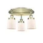 Innovations Lighting 916-3C-10-17 Bell Flush Bell 3 Light 17"W - White