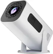 P330 Projector Smart WiFi BT5.0 Auto Keystone Correction 1080P Airplay Connection Home Theater for 4K Video(P330 White,AU Plug)