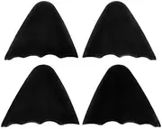 [FOTOEV] Toe Filler Inserts, Shoe Filler Inserts for Loose Shoe, 2 Pairs Toe Cushion Fillers Make Shoes Fit,Half-Size Insoles Shoe Too Big for High Heels,Toe Cushion Fillers Half Size Shoes Fitter,Black Pointy
