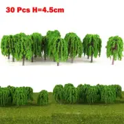 Handmade Plastic Trees for Model Train Enthusiasts and Architecture Scenery