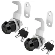 Black Tool Box Lock with Key, Same Key Cabinet Lock, Hook Cam, Cam Lock8631