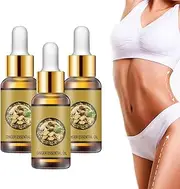 3Pcs Ginger Essential Oil,Belly Drainage Ginger Oil,Ginger Body Sculpting Essential Oil,Ginger Oil Lymphatic Drainage Massage Oil,Body Organic Relax Massage Liquid