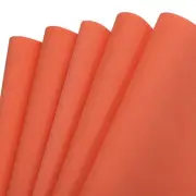 EVA Foam Sheets Orange Red 19.7 Inch x 19.7 Inch 1mm Thick Crafts Sheets 5Pcs