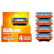 Gillette Fusion5 Power Razor Blade Refill Cartridges, 4 Count 047400156876VL