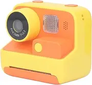 Digital Instant Print Camera, Kids Camera Instant Print 48MP Digital Camera with 2 Photo Paper, Front Rear Dual Lens Selfie Video Camera, Christmas Birthday Gifts for Girls