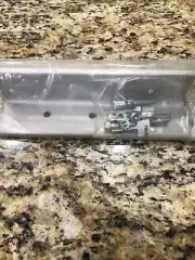 Securitron Assa Abloy Header Extension Bracket Clear 2" x 2" x 12" HEB-2CL-12