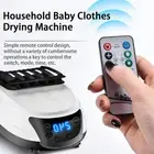 1 Set Clothes Dryer Plug-and-play Quick Dry Electric Dryer Machine Double