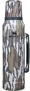 [STANLEY] Classic Legendary Thermos Flask 1L - Keeps Hot or Cold For 24 Hours - BPA-Free Thermal Flask - Stainless Steel Leakproof Coffee Flask - Flask For Hot Drink - Dishwasher Safe - Mossy Oak