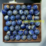 50PCS Wholesale Natural Lapis Lazuli jasper Sphere Quartz Crystal Ball 20mm+