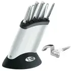 Global Knives Synergy 7pc Knife Block Set + Mino Sharpener