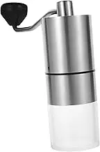 1Pc Portable Manual Hand Grinding Machine for Powder and Pills Stainless Steel Bean Mill Easy to Carry Slip Design for Home Travel Use