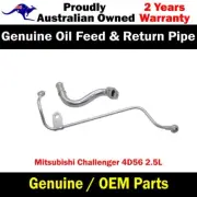Genuine Turbo Charger Oil Feed & Return Pipe For Mitsubishi Challenger 4D56 2.5L (for: Mitsubishi)