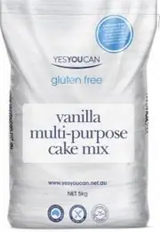 YesYouCan Vanilla Multi Purpose Cake Mix G/F 5kg