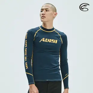 ADISI 男抗UV圖騰防磨防曬長袖上衣AR1913109 (M-3XL) / 城市綠洲 (防磨衣、水母衣、溯溪、浮潛、衝浪、水上活動)