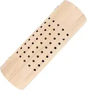 Bamboo Moxibustion Pillow Firm Support Backrest for Neck Relief Breathable Design for Better Sleep for Sauna Use Compact Moxibustion Accessory for Home