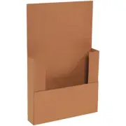 11 3/4" X 10 1/2" X 2 1/4" Kraft Easy-Fold Mailers (50 Per Bundle)