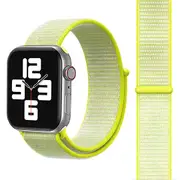 For Apple Watch SE (2nd Gen),44-mm Case,Nylon Watch Band,Fastener,Green