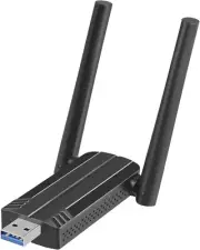 Wireless Network Adapter with 2x5dBi High Gain Antennas for Windows 11/10
