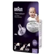 Braun ThermoScan Lens Filter 40 Pack Accurate Temperature Reading