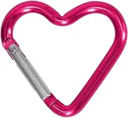 [GANPUB] Outdoor Carabiner Heart Keychain Clip Aluminum Alloy Rings Climbing Clips Spring Snap Hook Portable Spring Snap Hook Accessories
