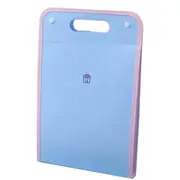 2x 13 Layer A4 Expanding File Folder Bag Document Subject Classify Organizer Storage Folder Blue