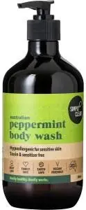 Simply Clean Body Wash Peppermint 500ml