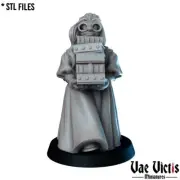 Dwarf Librarian Miniature DnD D&D Pathfinder RPG