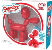 Moose Squeakee the Balloon Dog Toy Pop and Inflate Puppy Play Gift Real Pet Fun