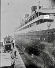 THE MIGHTY RMS OLYMPIC, AN INCREDIBLE REPRINT IMAGE-- STUNNING!