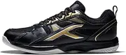 [HUNDRED] Raze Non-Marking Professional Badminton Shoes for Men (White/Navy Blue, Size: UK 6/US 7/EU 40) | Material Upper: Polyester, Sole: Rubber | Suitable for Indoor Tennis/Squash/Table Tennis/Basketball & Padel