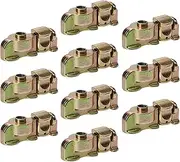 US Cargo Control L Track Double Stud Fitting with Bolt Thread, Use with L Track Rails in Your Truck Or Trailer to Create Instant Tie-Down Anchor Points, Working Load Limit of 1,333 Pounds, 10 Pack
