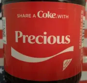Share A Coke With Precious 2018 Limited Edition Coca Cola Bottle