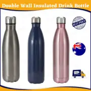 Stainless Steel Vacuum Water Bottle Double Wall Insulated Sports Drink Cup Flask