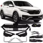 11PCS Front Grille Headlight Trim Fog Light Bracket Set Fits 2020-2022 Honda CRV (for: Honda)