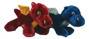 SAPPHIRE DRAGON & EMBER DRAGON Mini Flopsie 8" Stuffed Animal Plush by Aurora