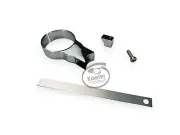 VW Beetle Bug MotoMeter Gauge Holder 52mm No Logo Chrome