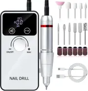 Electric Nail Drill Professional, 45000RPM Cordless Electric Nail File