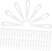 SEWACC 100pcs Clothes Fixing Clips Shirt Packing Clips Precision Teeth for Shirts Pants and Sleepwear Versatile Alligator Style Clothing