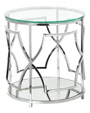 Pangea Home Rustique by Pangea Edward Round Side Table