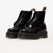 Dr. Martens Sinclair Women 6 Platform Boot Black Leopard Patent Leather NIB