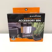 BLACKSTONE MAGNETIC GRIDDLE ACCESSORY BIN FOR BOTTLES & SPICES BLACK NEW