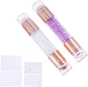 PartyKindom Professional Nail Art Stamper Set Dual Head Manicure Stamping Press Easy to Use